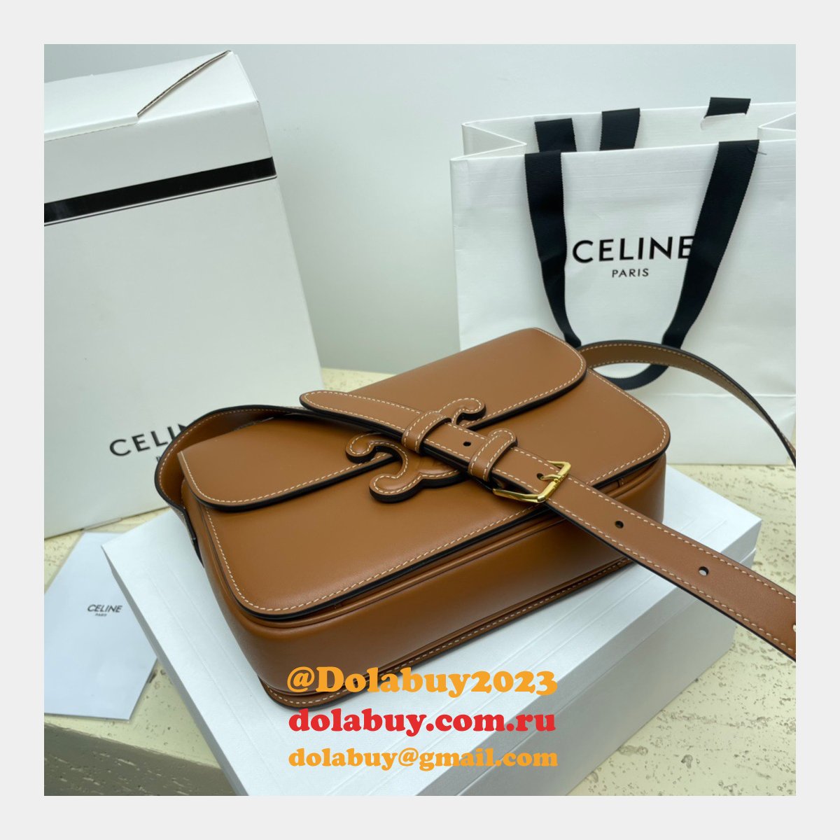 Replica Best Celine Triomphe 22cm Bag Dupe You Can Afford