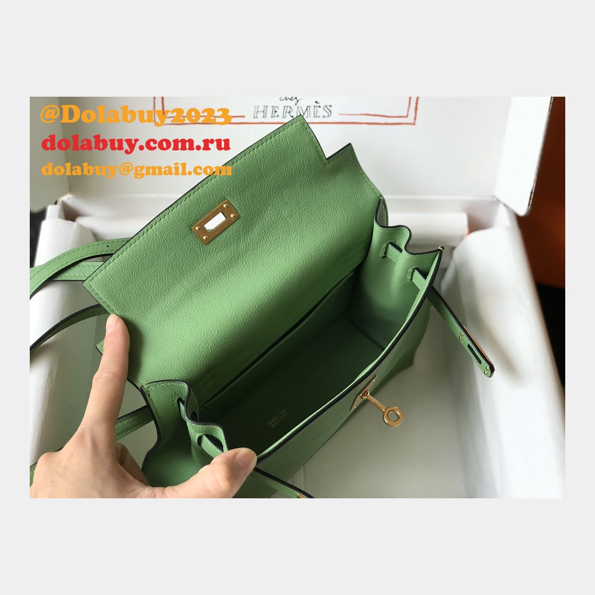 7 Star HERMES KELLY DANSE Customize BAG FOR SALE