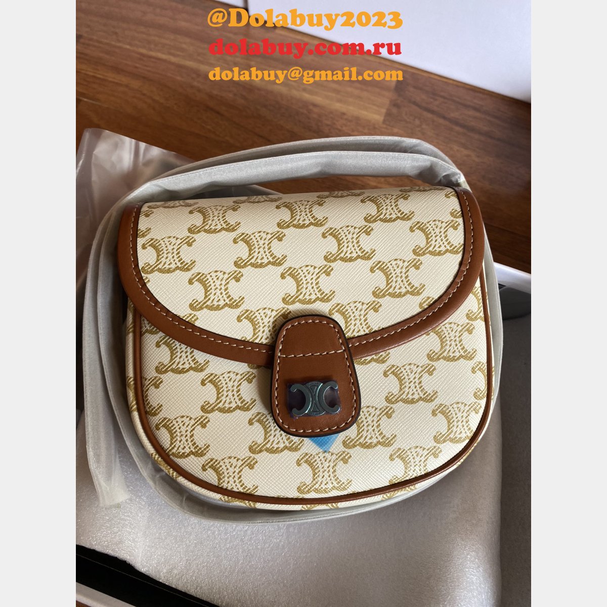 Fashion 7 Star mini celine Triomphe Canvas  BESACE bag196702