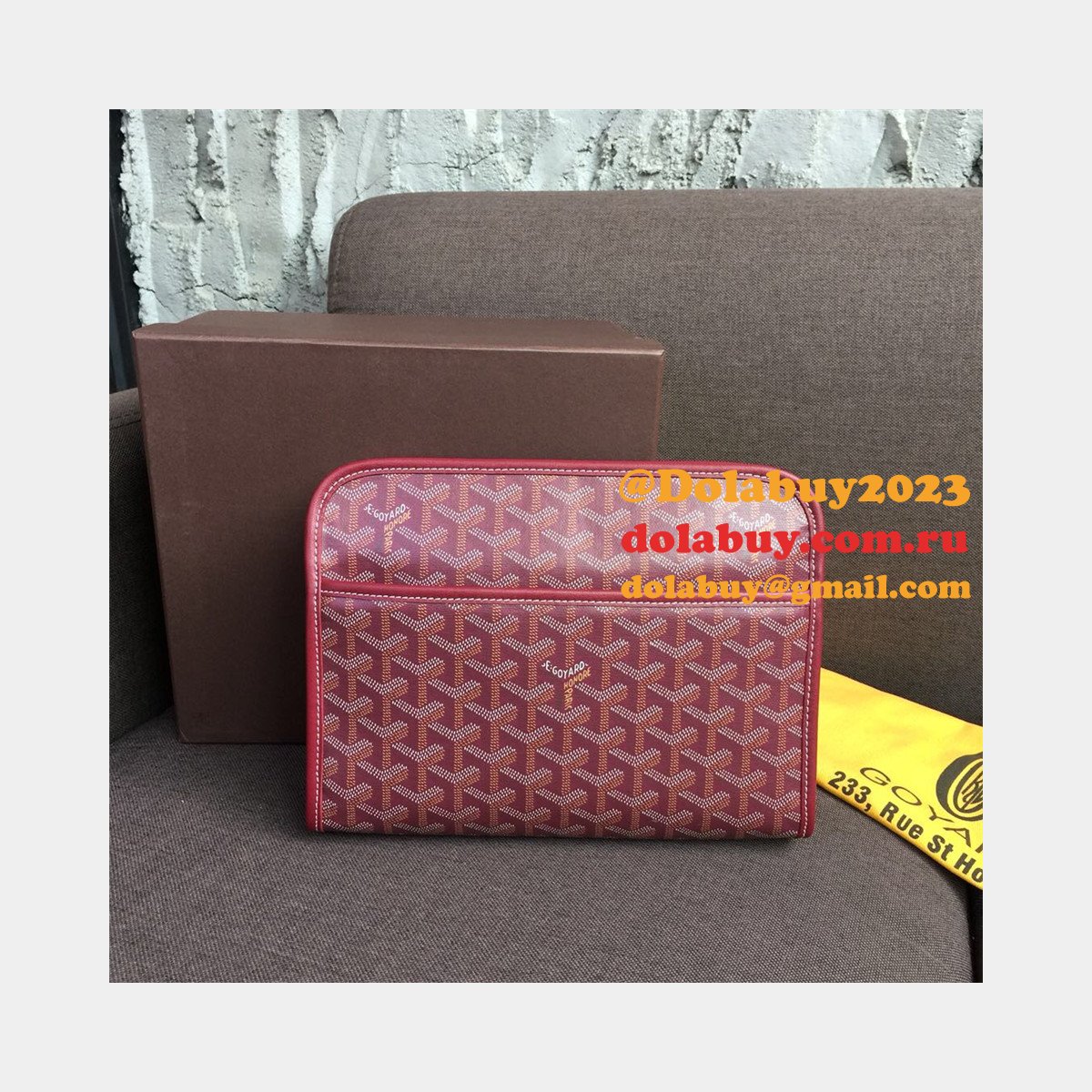 Top Quality Goyard Multi-Color Cosmetic toiletry bag