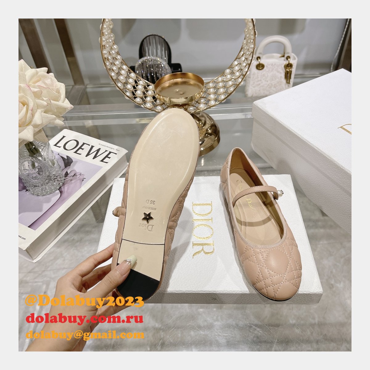 Top Quality Wholesale DIOR ballet flats