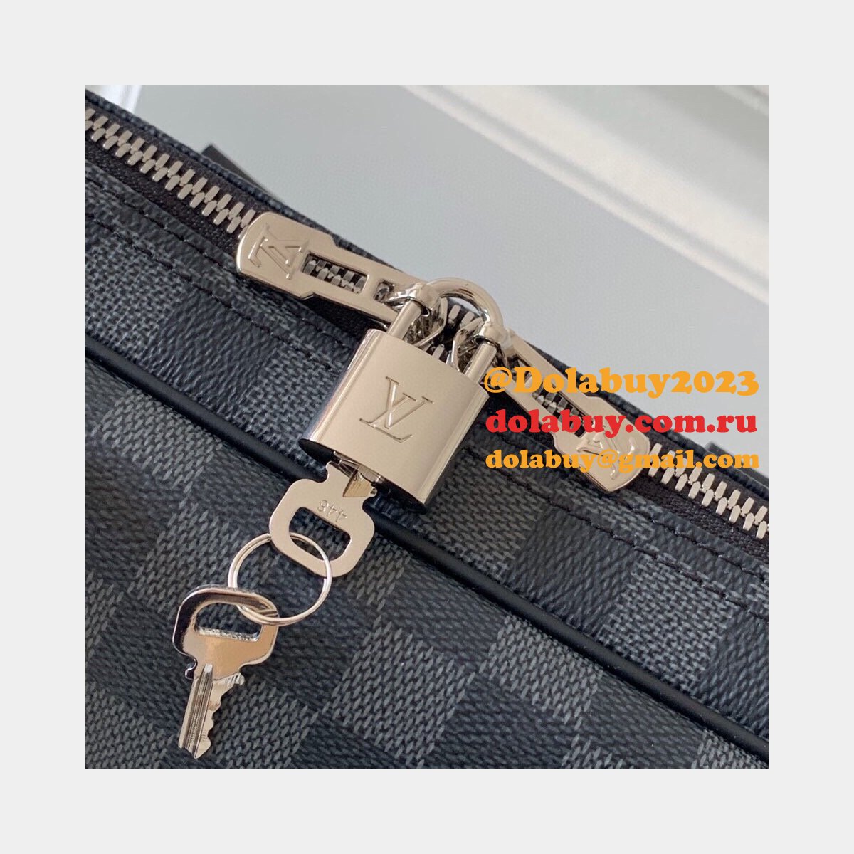 Louis Vuitton Porte-Documents Voyage PM Damier N41478 Graphite Canvas