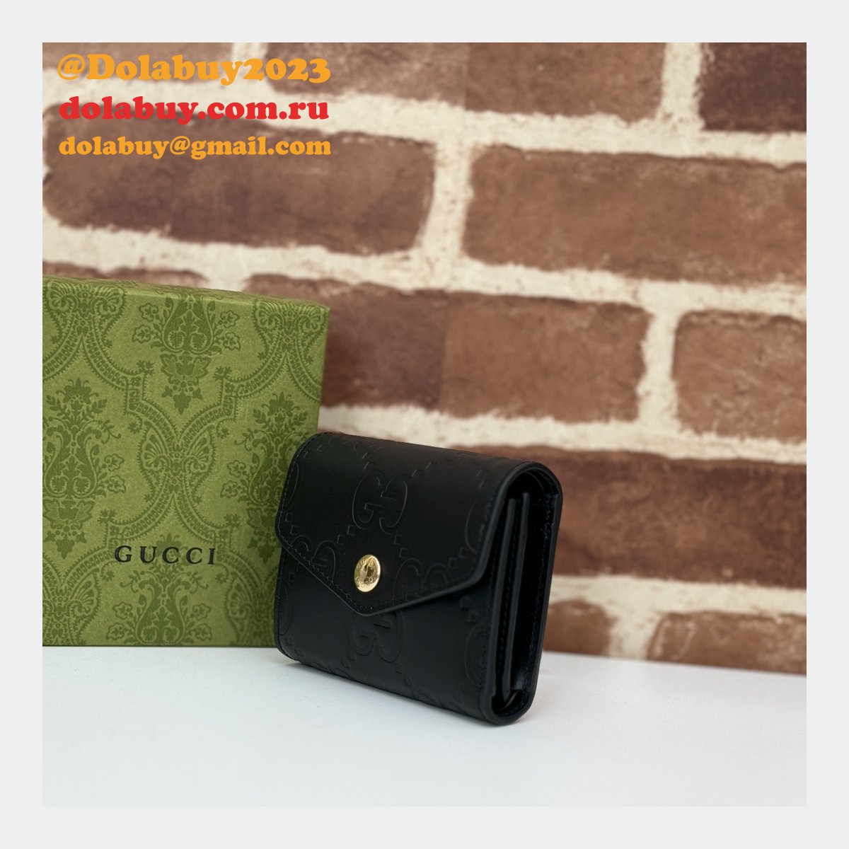 Gucci Knockoff GG Compact High Quality 772793 Wallet