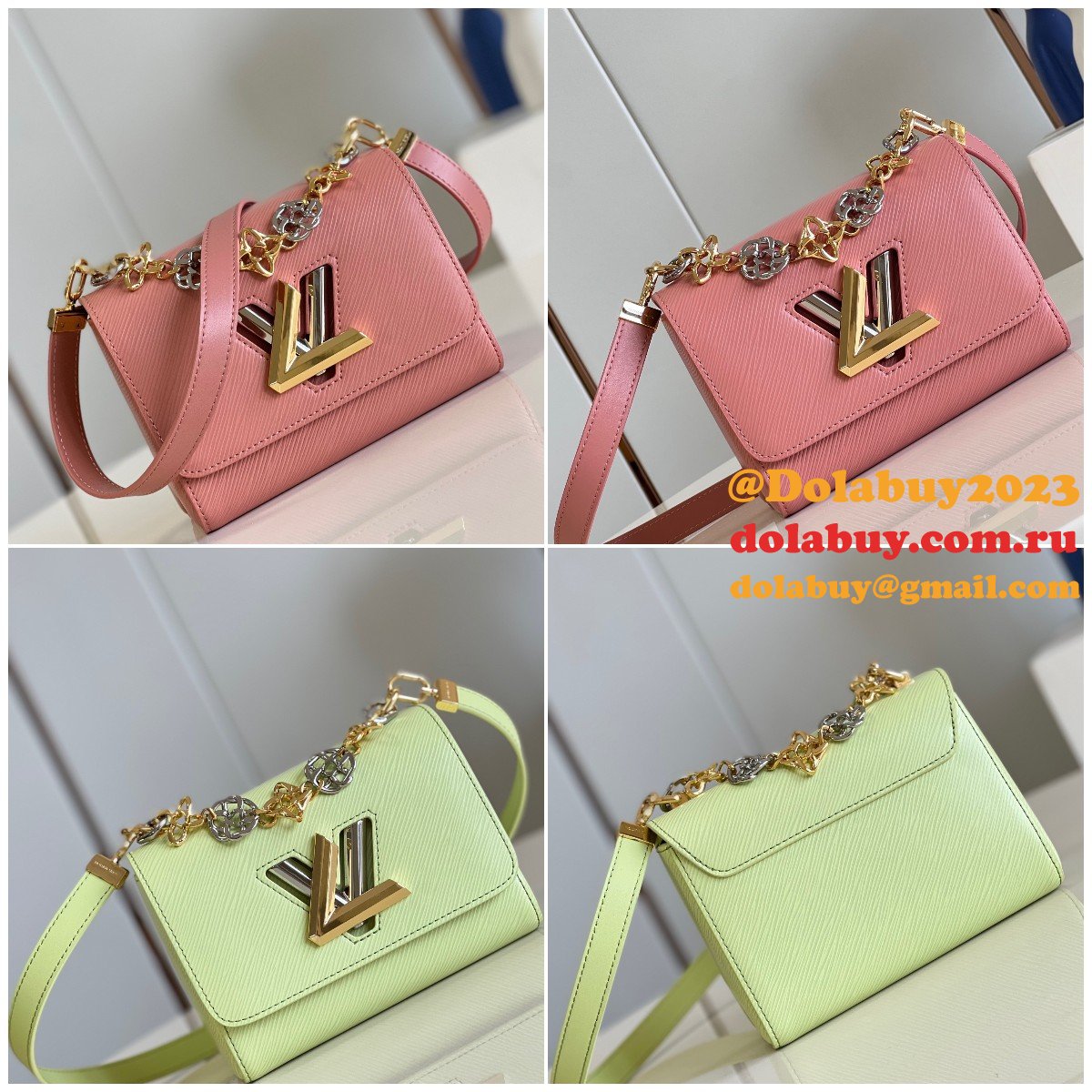 Perfect Twist M22768 Epi Designer Louis Vuitton Replica Bag