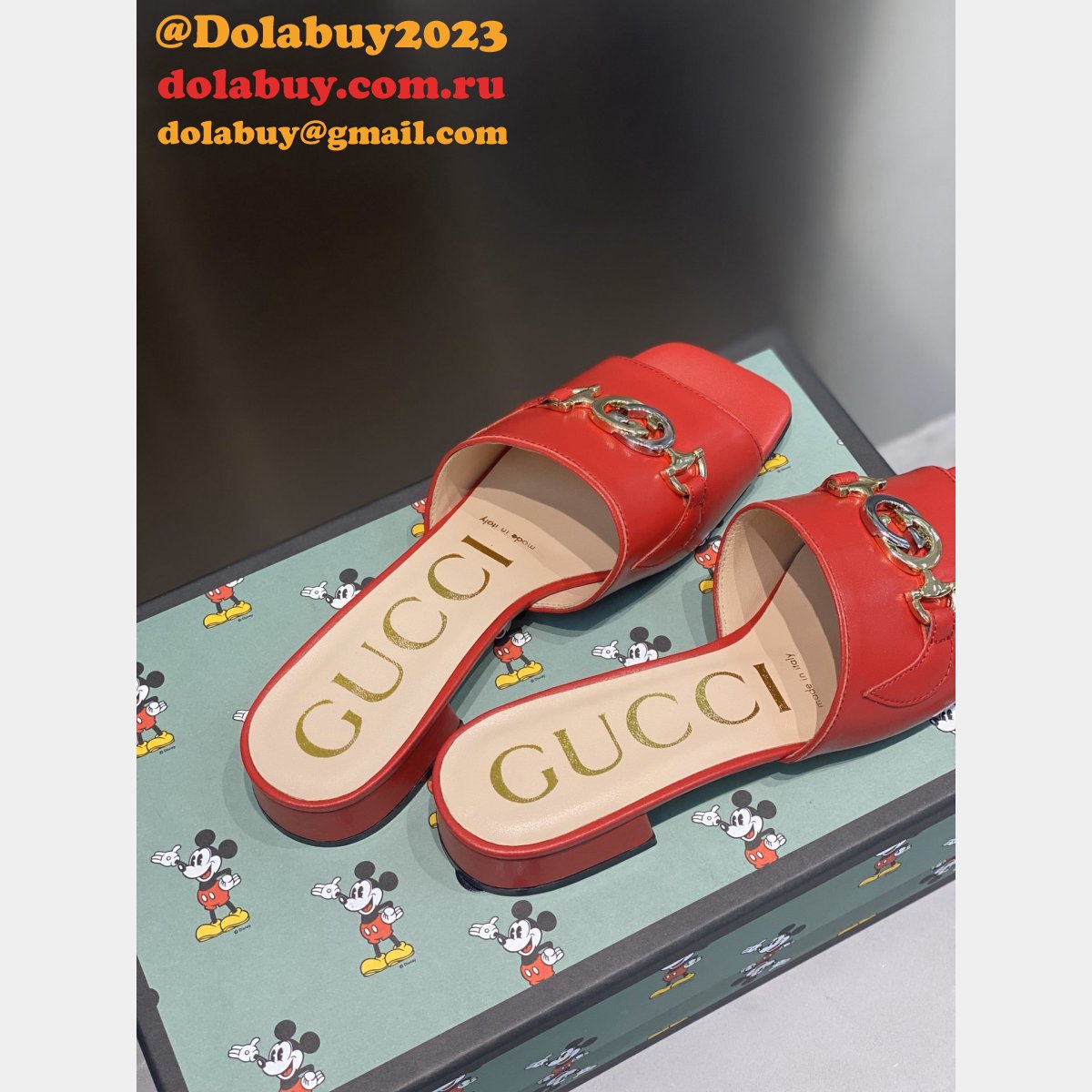 replica G*u*i women slippers