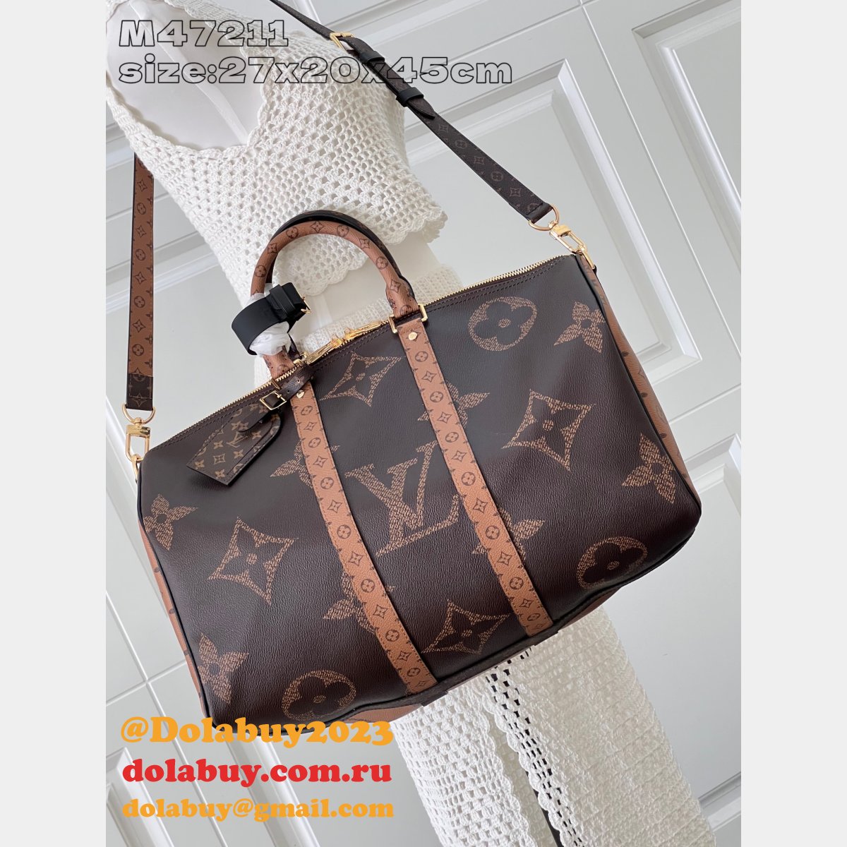 Louis Vuitton Copy 7 Star Keepall Bandoulière 45 M47211 Bag