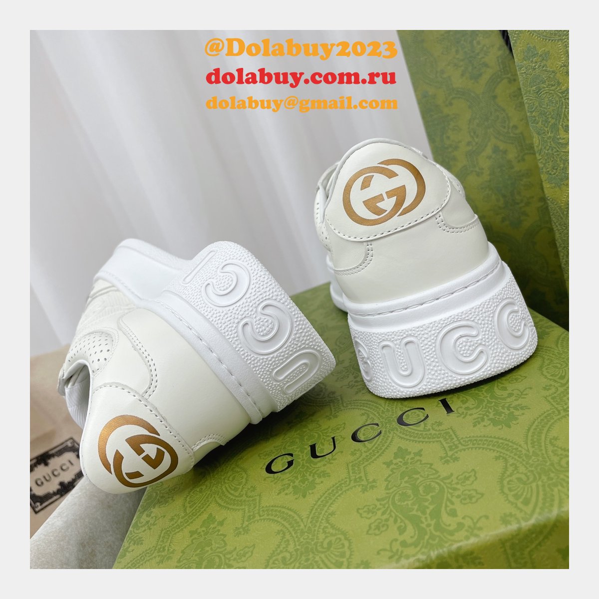 G*u*i replica gg logo shoes online