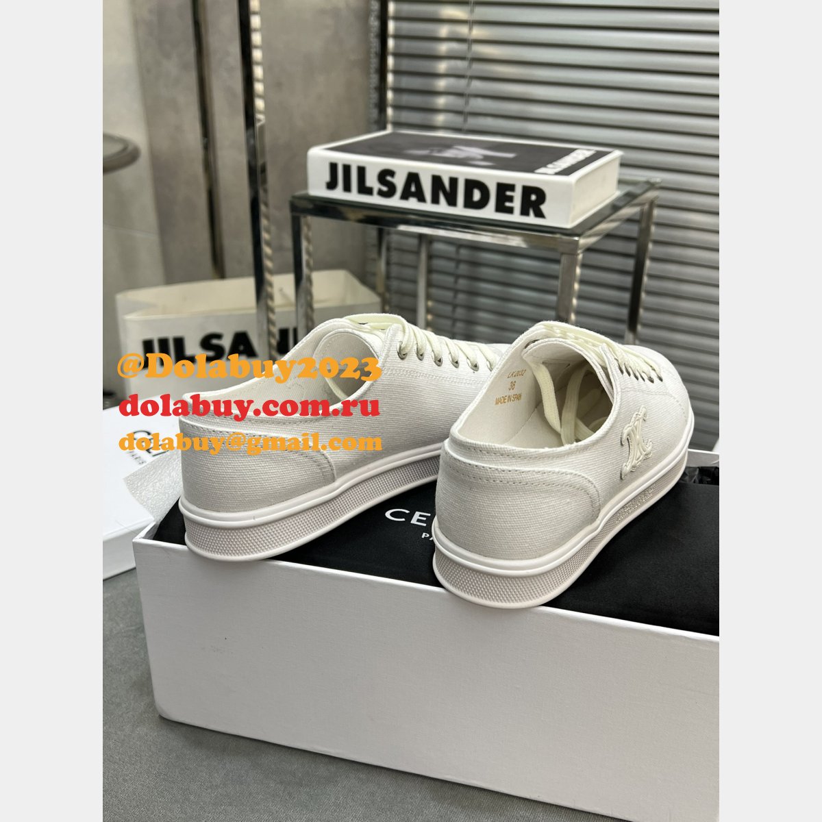 Cheap Replica Celine Sneakers For Sale White Shoes