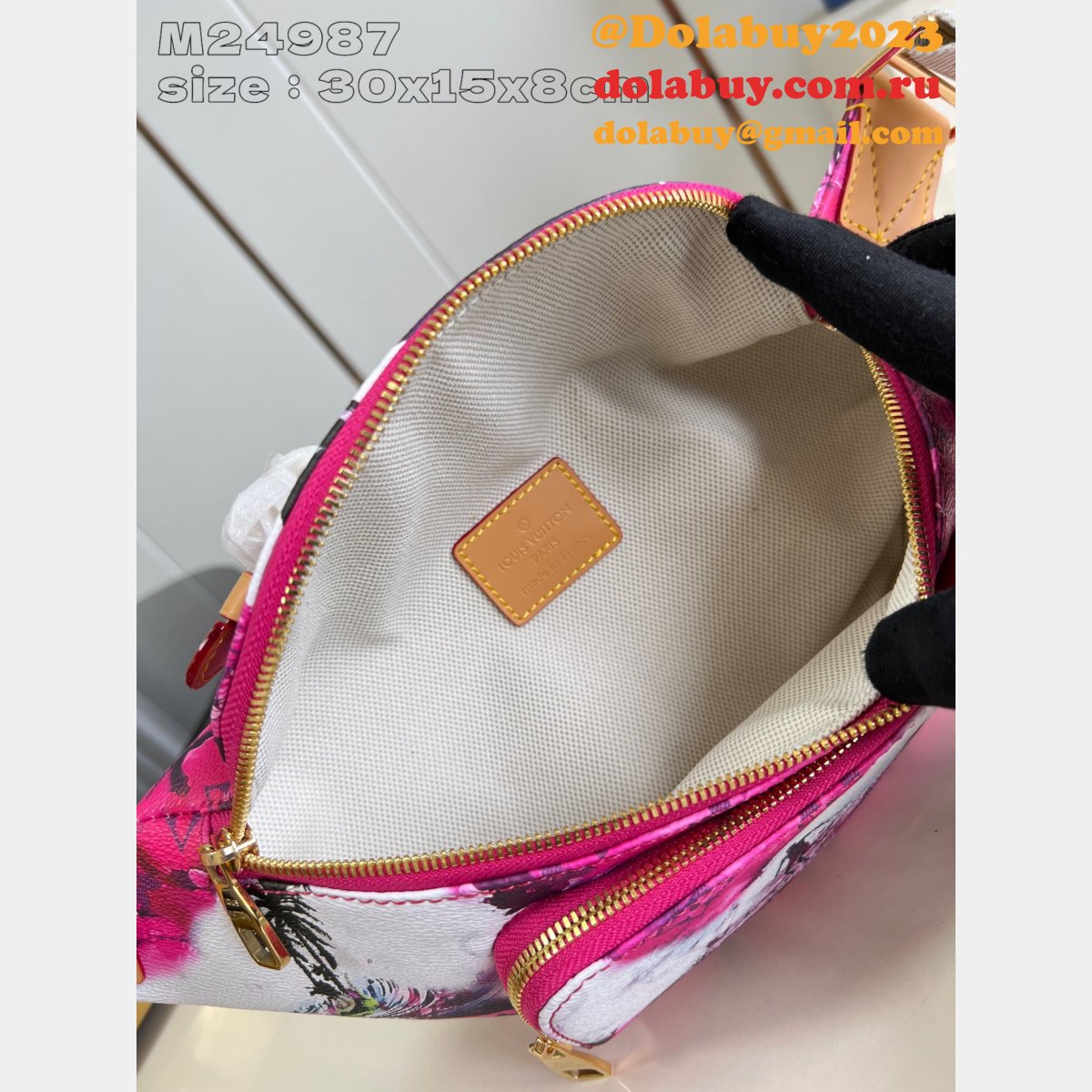 Louis Vuitton Designer 7 Star Inspired M24987/M24492 Rush Bumbag Men Bags