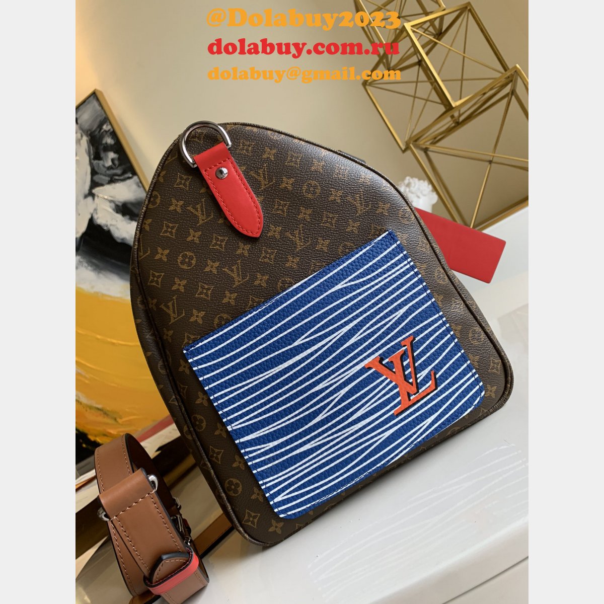 Keepall Bandouliere M56855 Knockoff Louis Vuitton AAA+ Bag