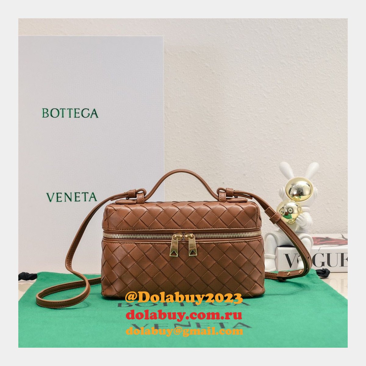 Luxury BOTTEGA VENETA 1:1 Mirror Vanity Case 789109