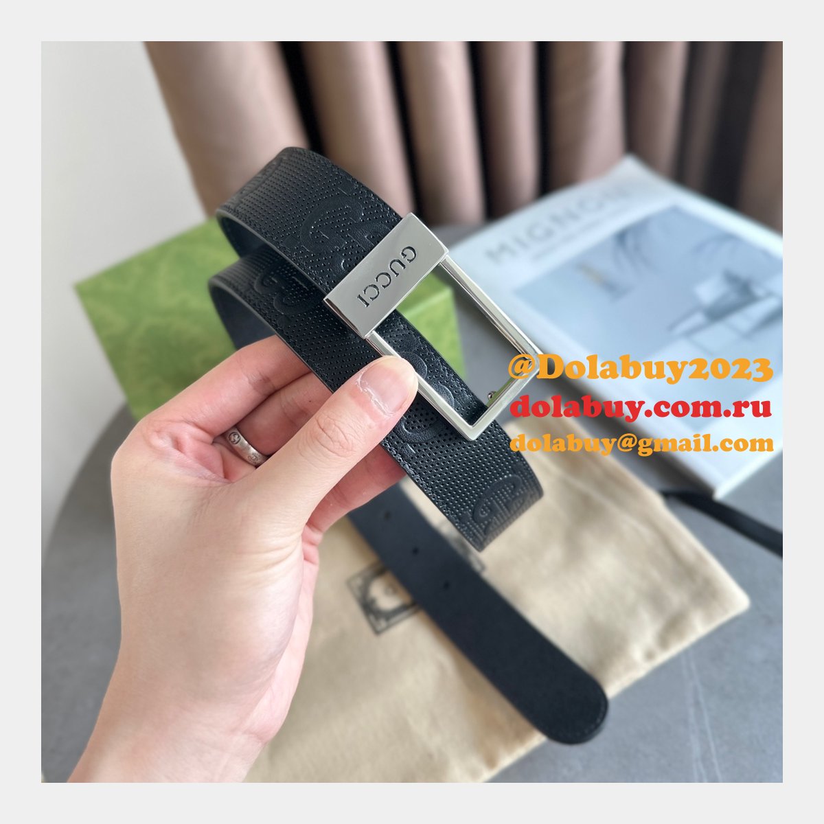 7 Star GG 35mm Designer UK belt