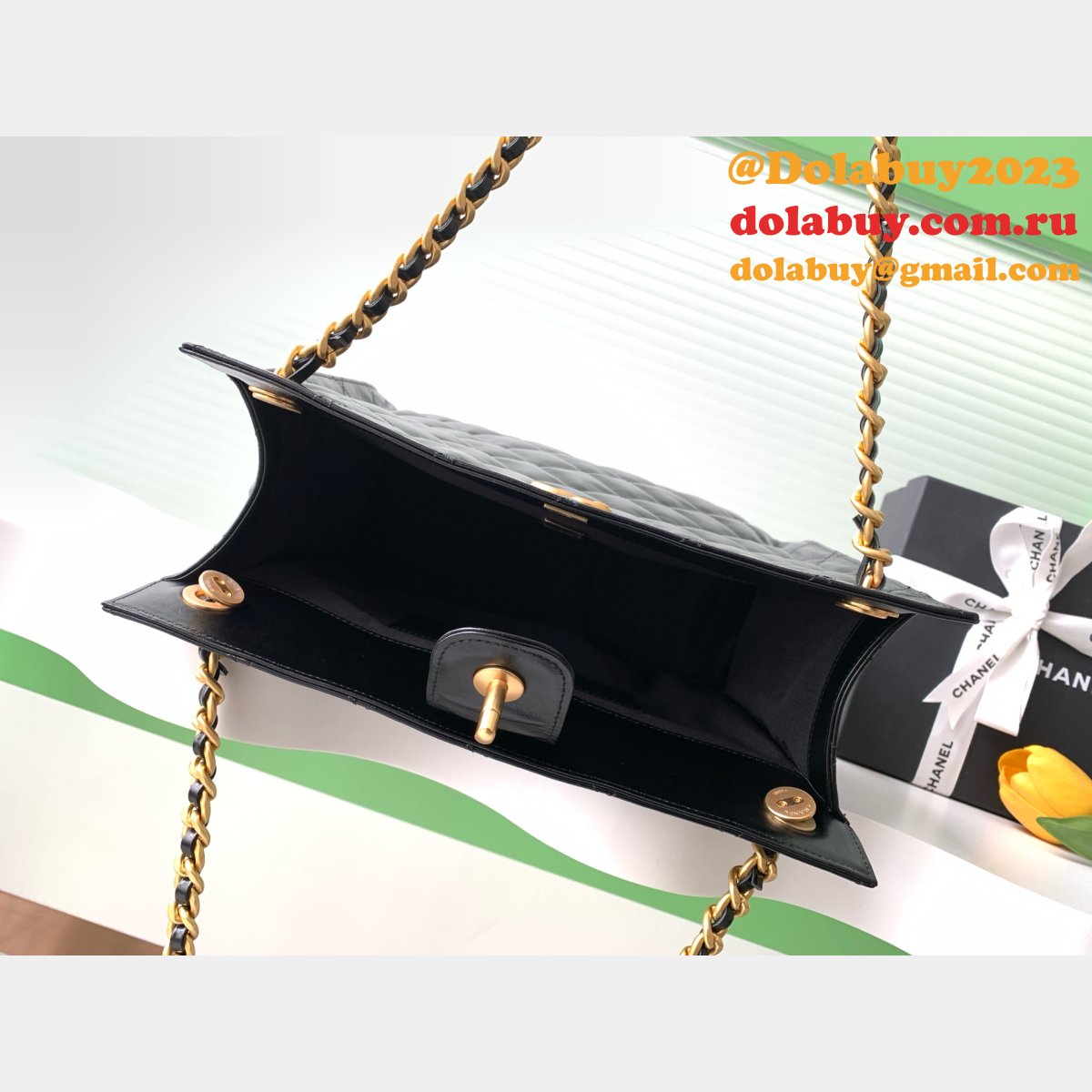 Top Quality AAA+ Replica AS5303 Backpack Shiny Lambskin Bag