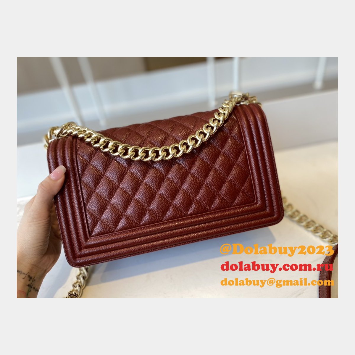 CC Replicas Calfskin & Ruthenium-Finish Metal Boy Many Colours