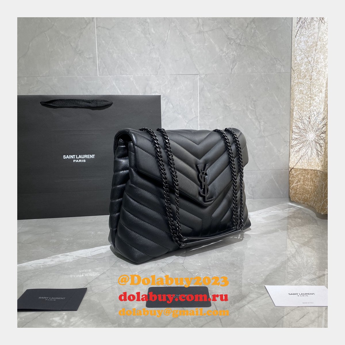 Wholesale Cheap YSL LOULOU 487216 handbag 32CM