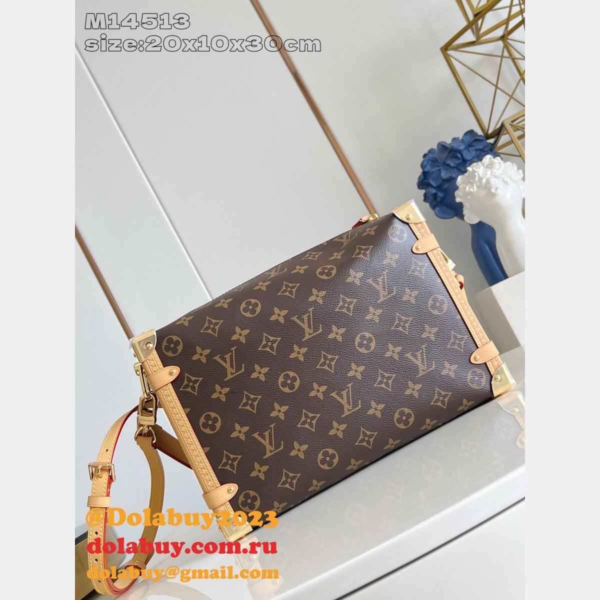 Louis Vuitton 1:1 Mirror M14513 Side Trunk GM Monogram Bag