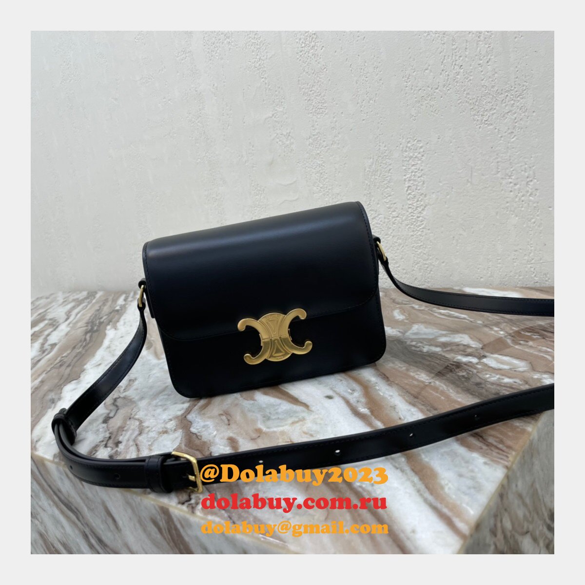 Celine Replica Knock Off Triomphe Micro Luggage 18.5 cm Handbags