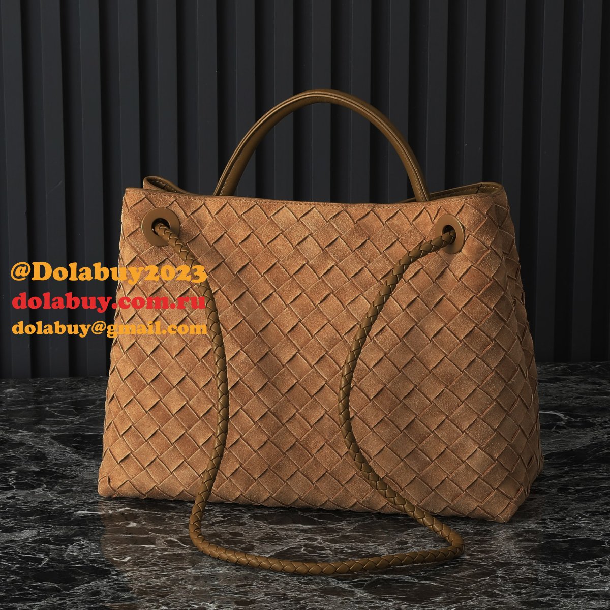 Luxury Bottega Veneta Fake Liberta Suede Andiamo