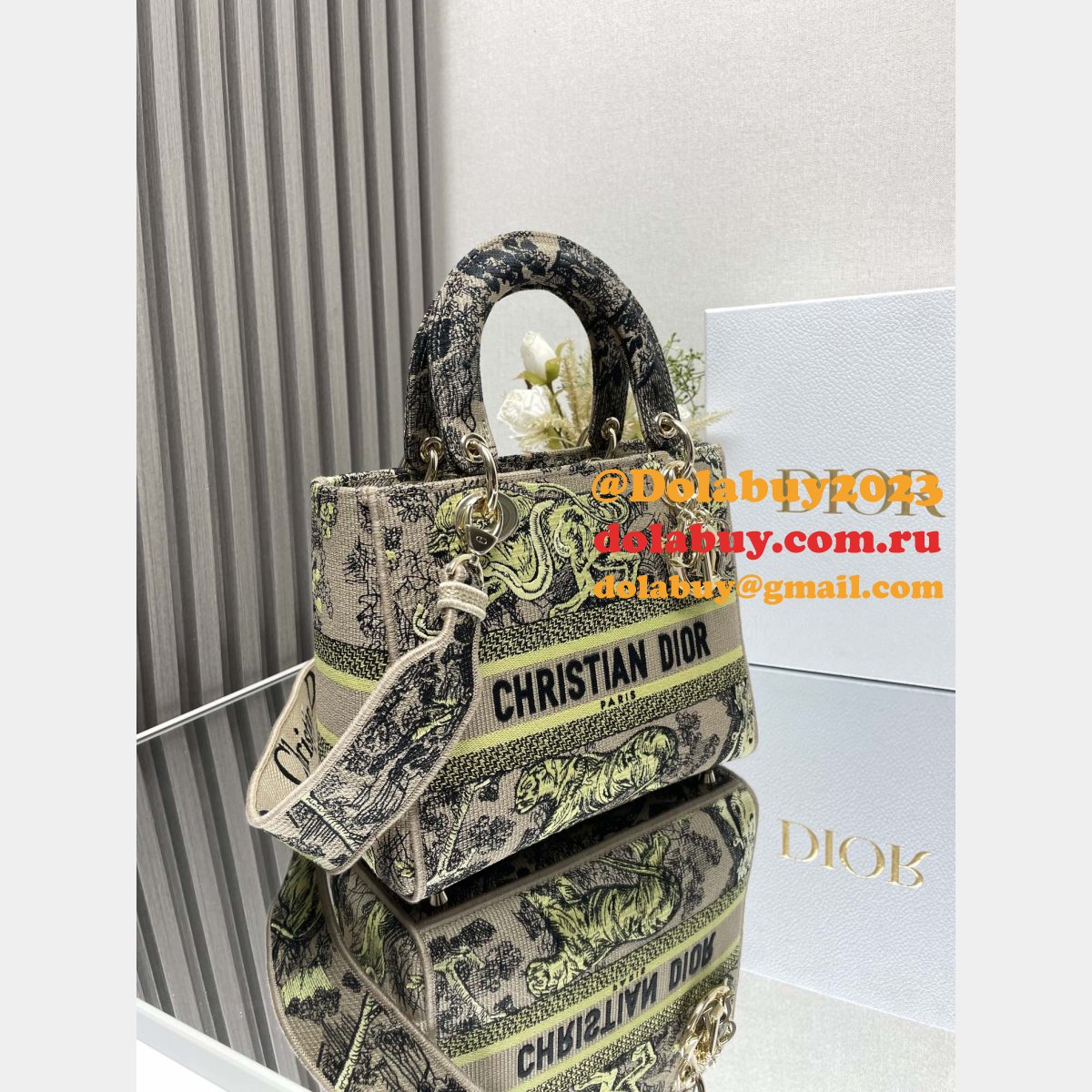 7 Star REPLICA LADY DIOR UK 24CM SHOULDER BAGS