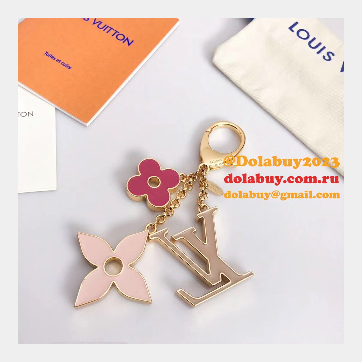 Replica Louis Vuitton Facettes Bag Charm Many Colors