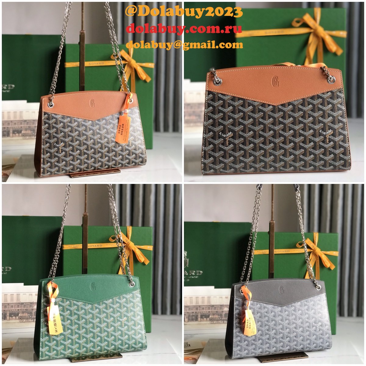Imitation Goyard Rouette 020234 Shoulder High Quality Bags