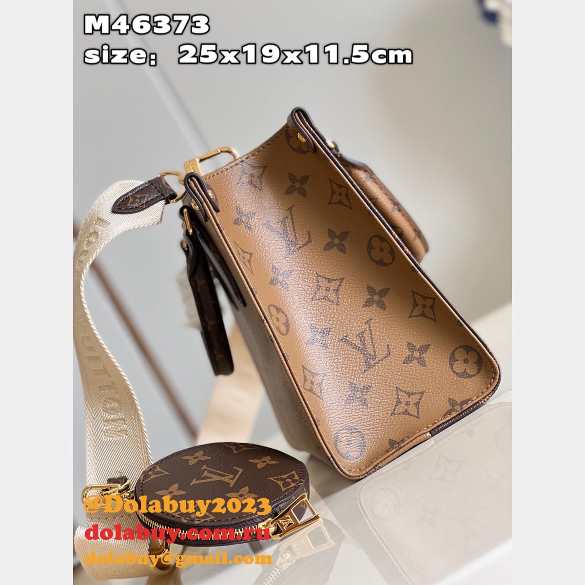 OnTheGo Knockoff Louis Vuitton M46373  Autres Toiles Monogram Bag