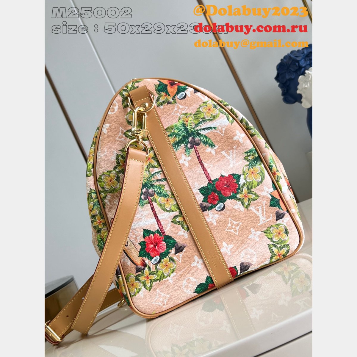 Louis Vuitton High Quality Copy Keepall Bandoulière 50 M25002 Perfect Bag