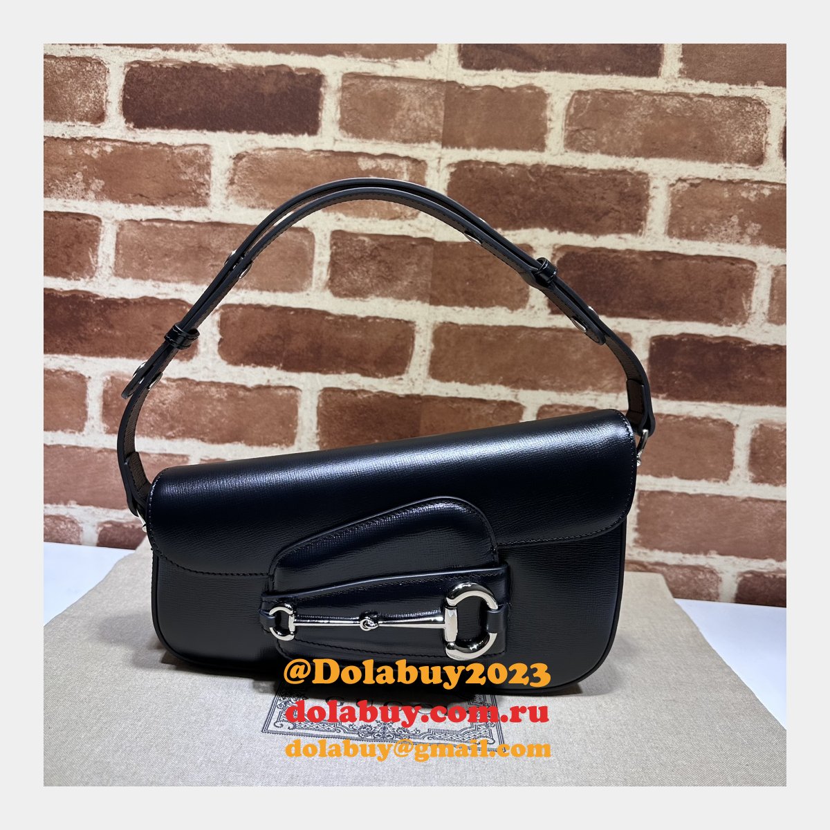 G*u*i copy horsebit 1955 764155 shoulder 1:1 mirror bag