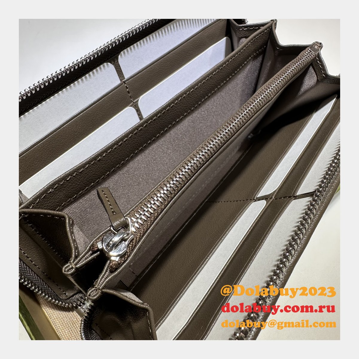 designer G*u*i 760312 blondie zip-around wallet replica