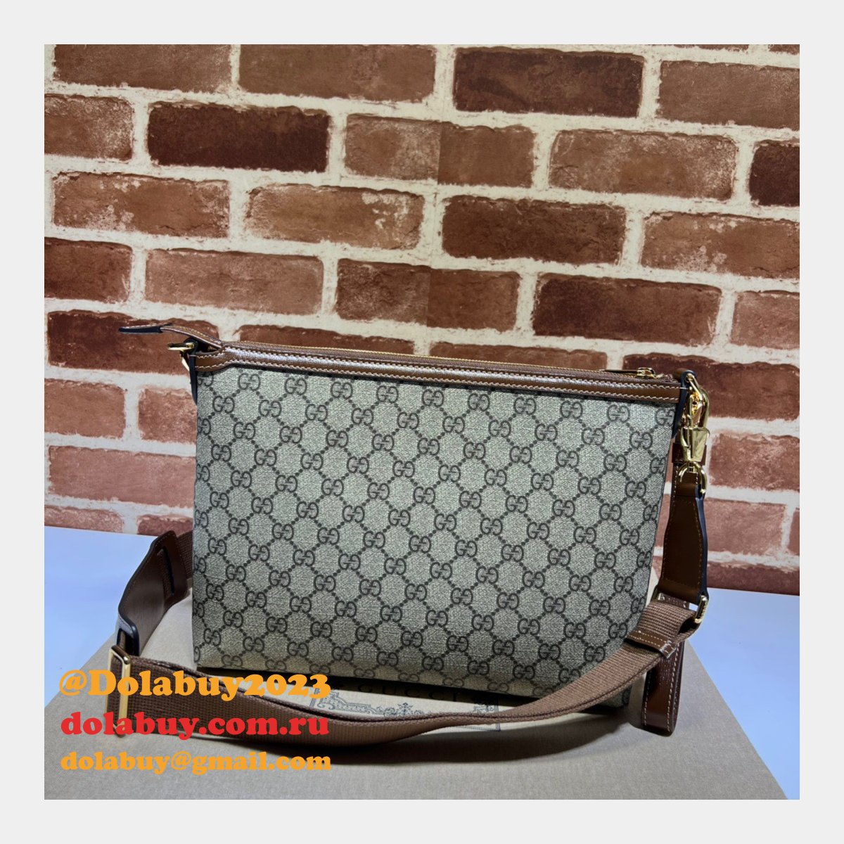 G*u*i 7 star 726833 messenger interlocking g replicas bag