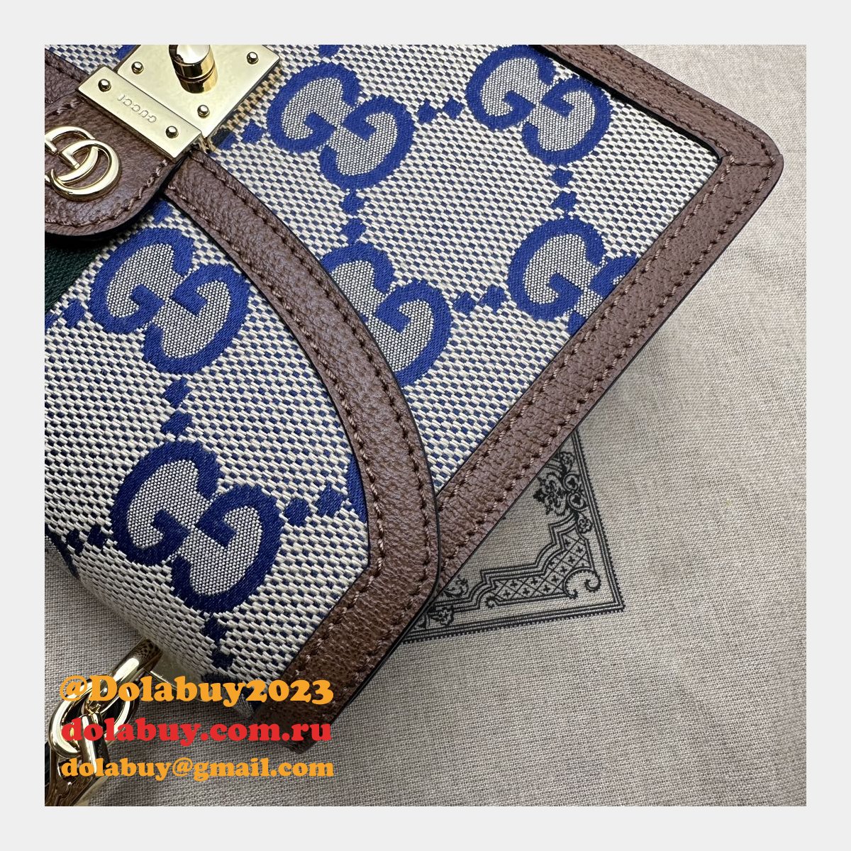 Ophidia GG Top Handle Top Quality 651055 Designer Copy Bag