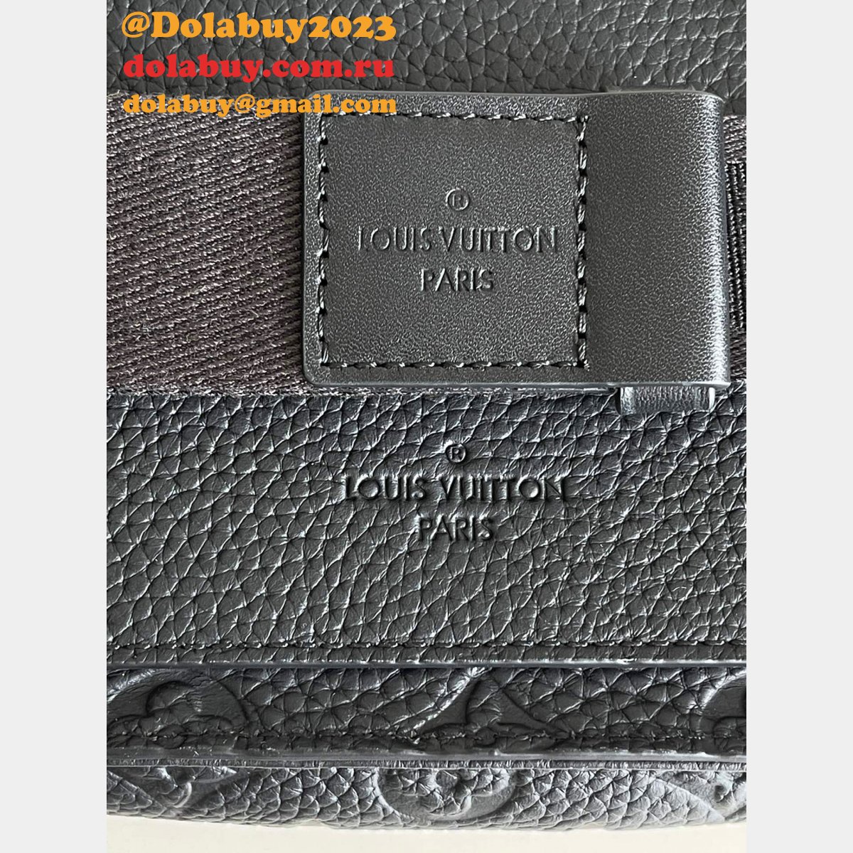 Louis Vuitton Knockoff S Lock Sling Bag Taurillon M58487 Black Bags