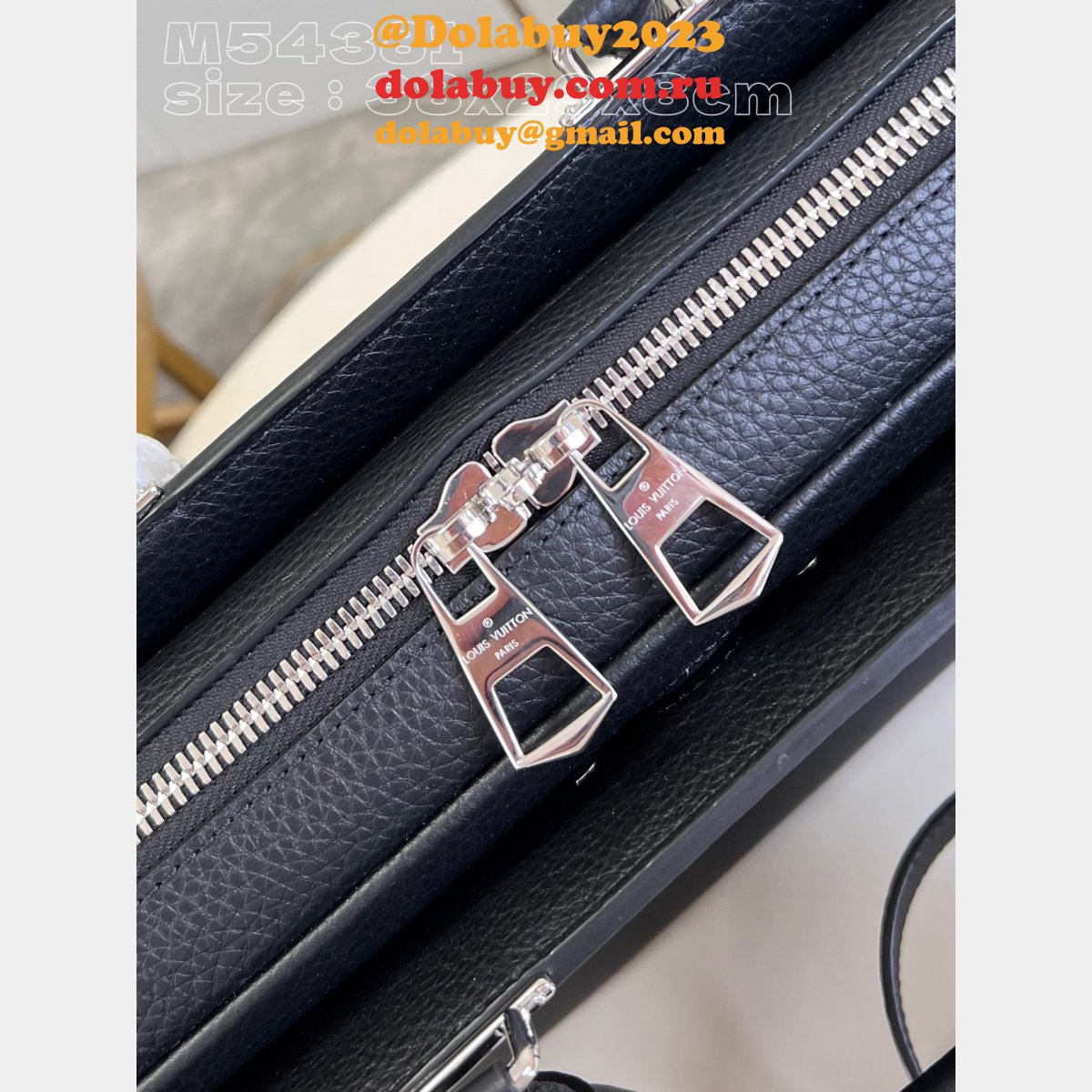 1:1 Mirror Shop Louis Vuitton Armand Briefcase Taurillon M54381 Bag