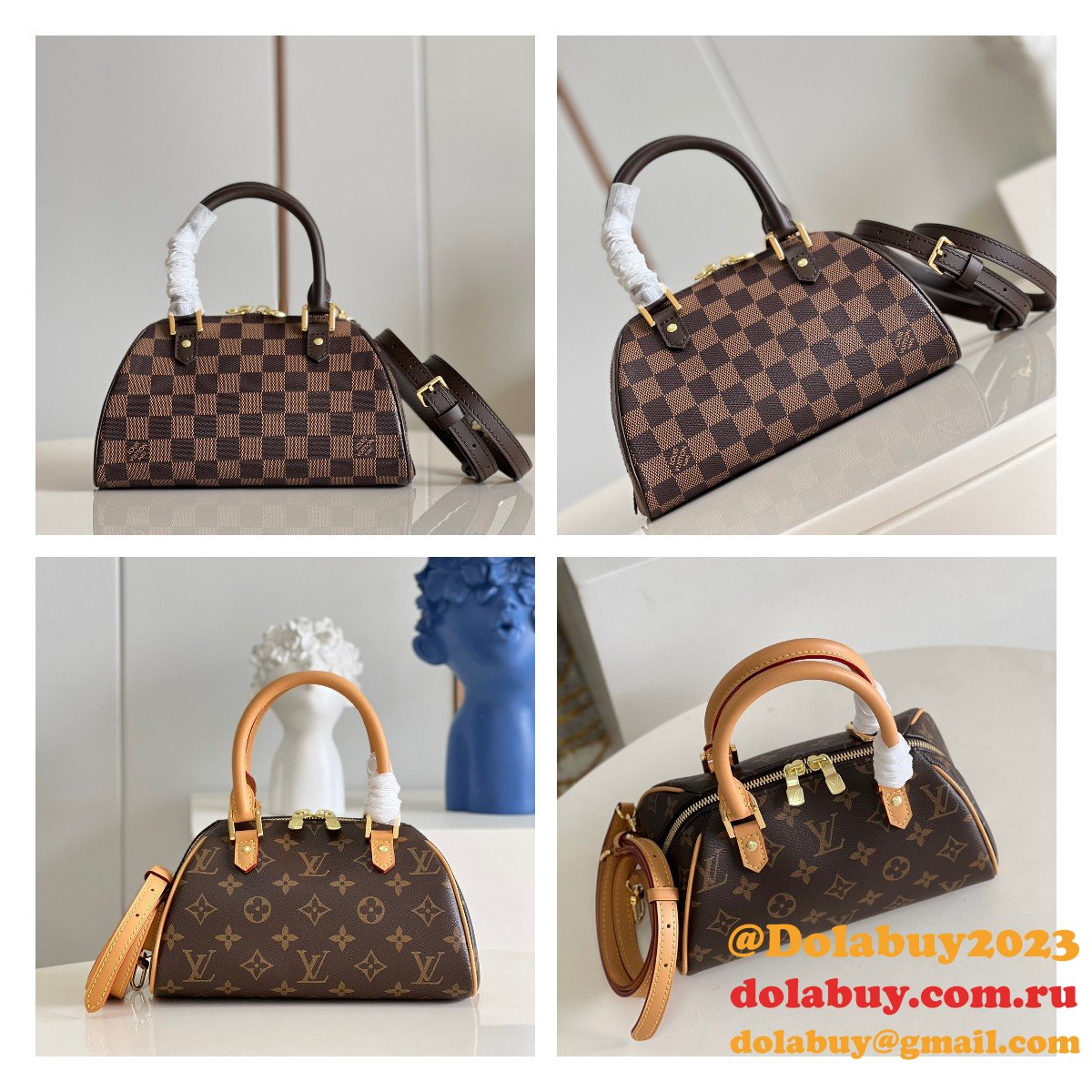 2022 Louis Vuitton Replica New Ribera M50202 Boston Bag