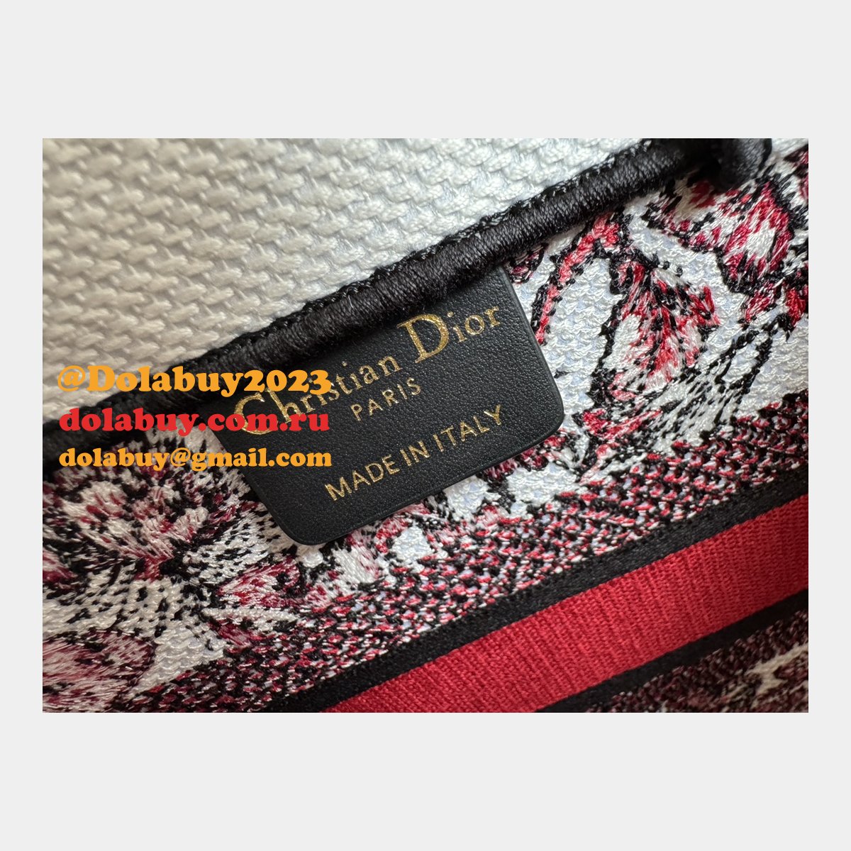Best Latest CD Book Tote Quality Replica Dior Bags