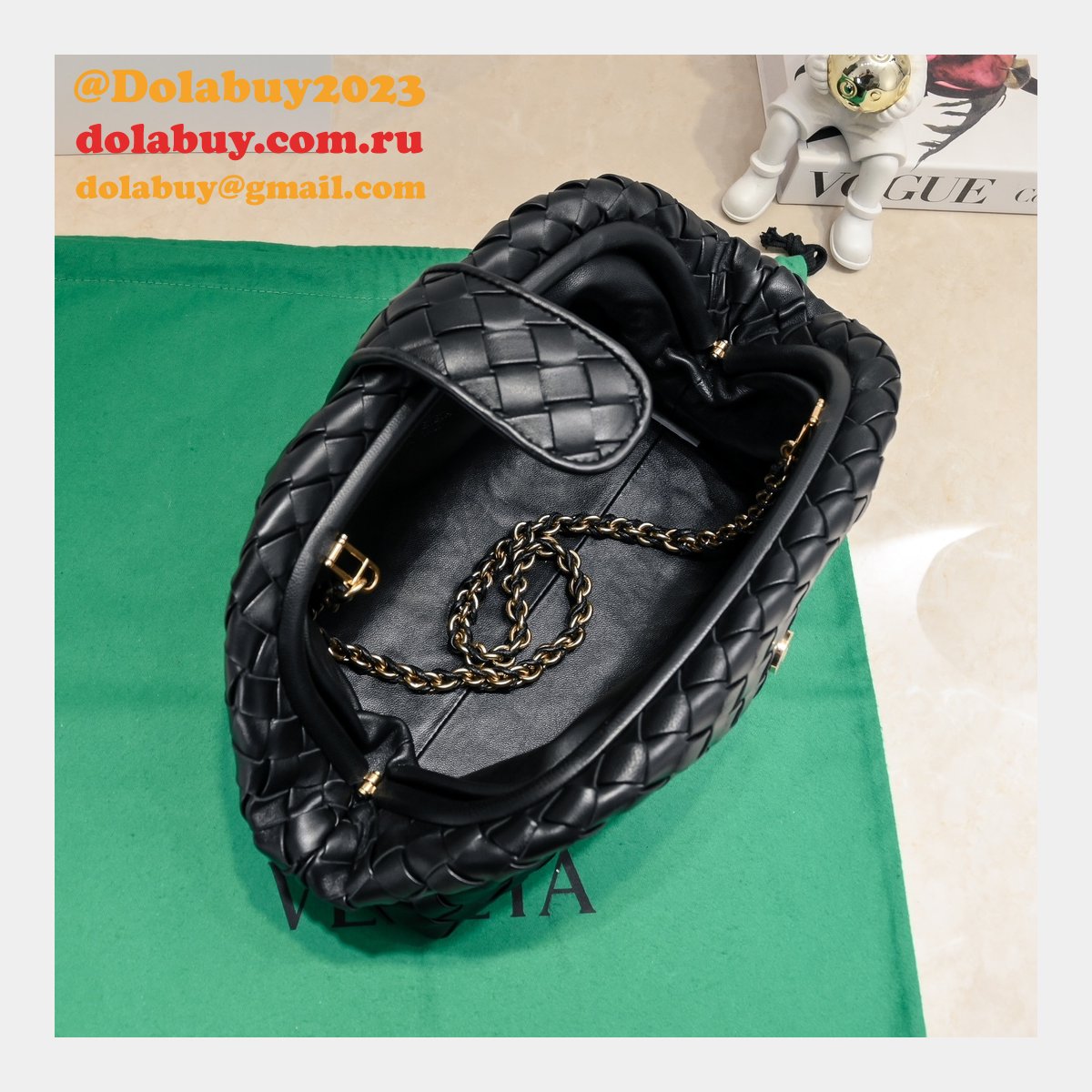 Top Quality Bottega Veneta Teen Lauren 1980 With Chain