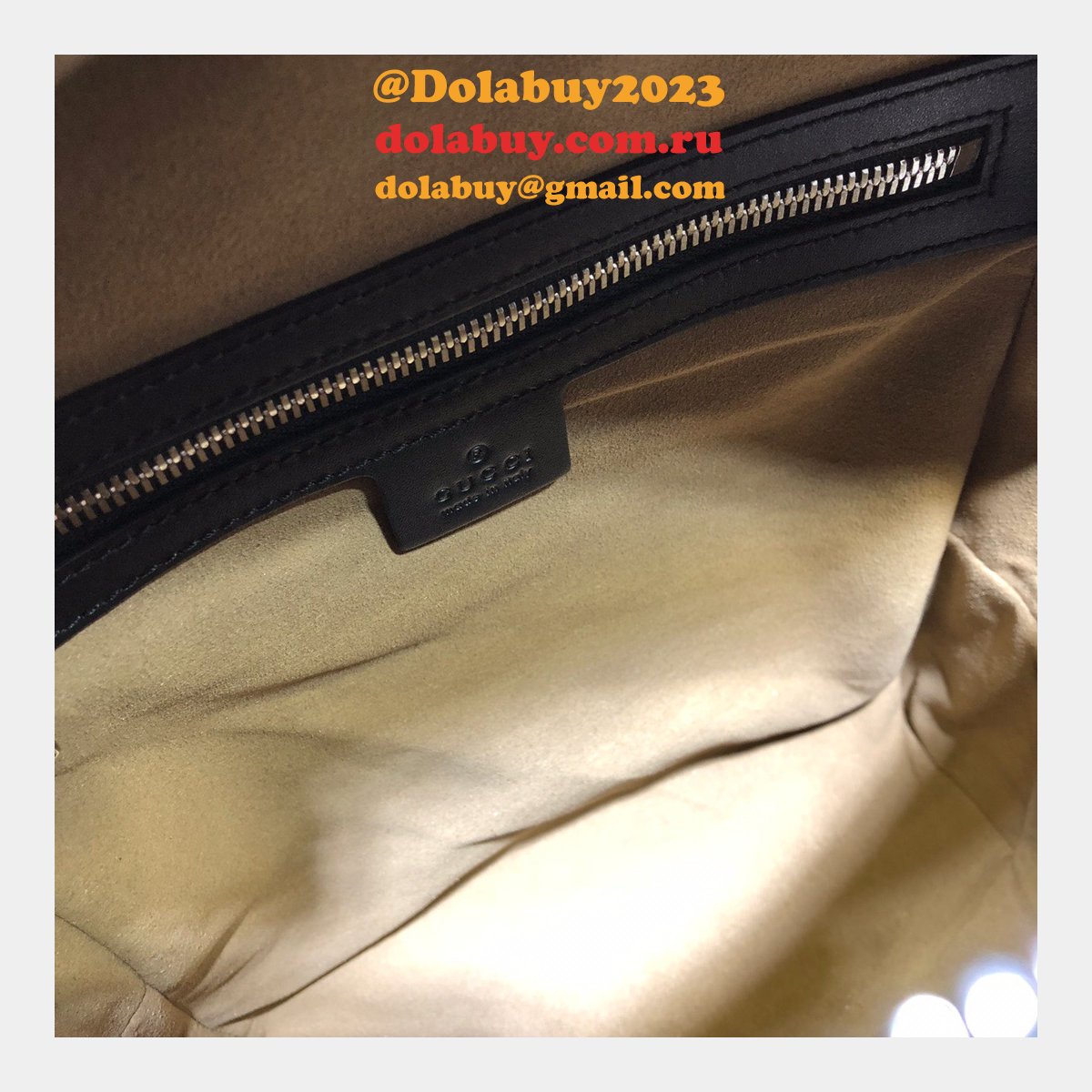 G*u*i signature leather backpack 450967 best replica designer bag