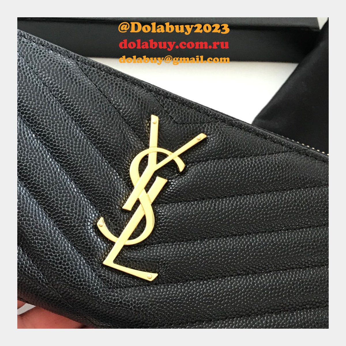 Best Saint Laurent Wallets & Card Cases Black