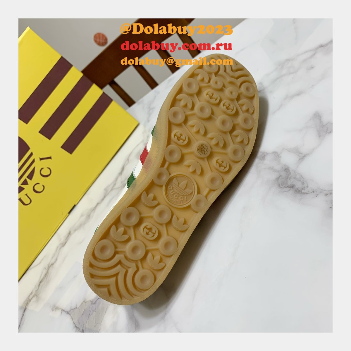 duplicate G*u*i x adidas shamrock joint skate men/women shoes