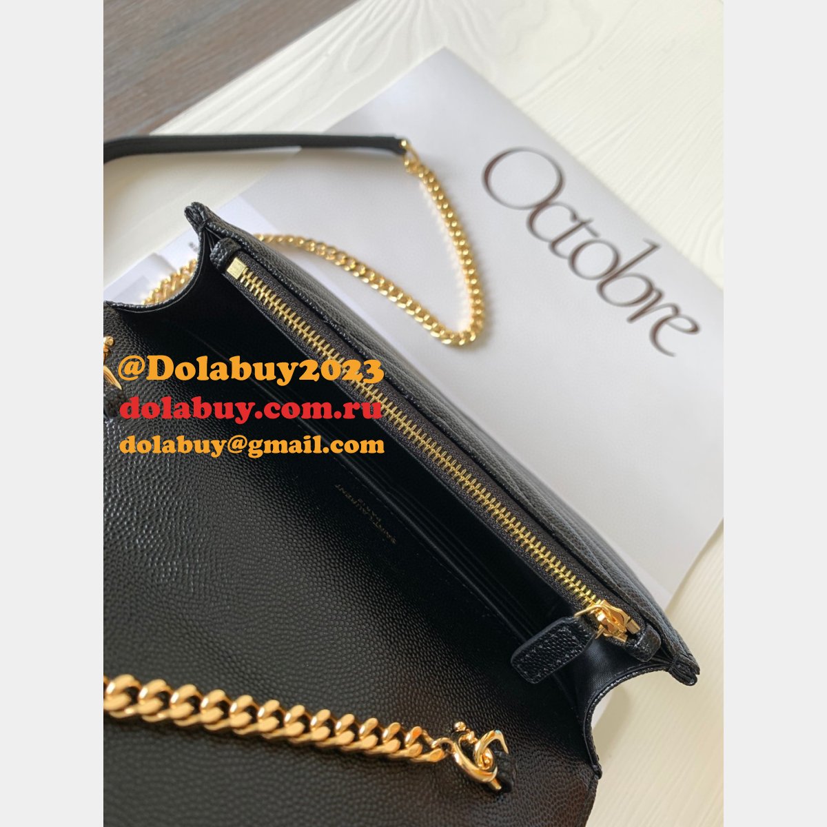 YSL Cheap Monogram Chain 19cm WOC 393953