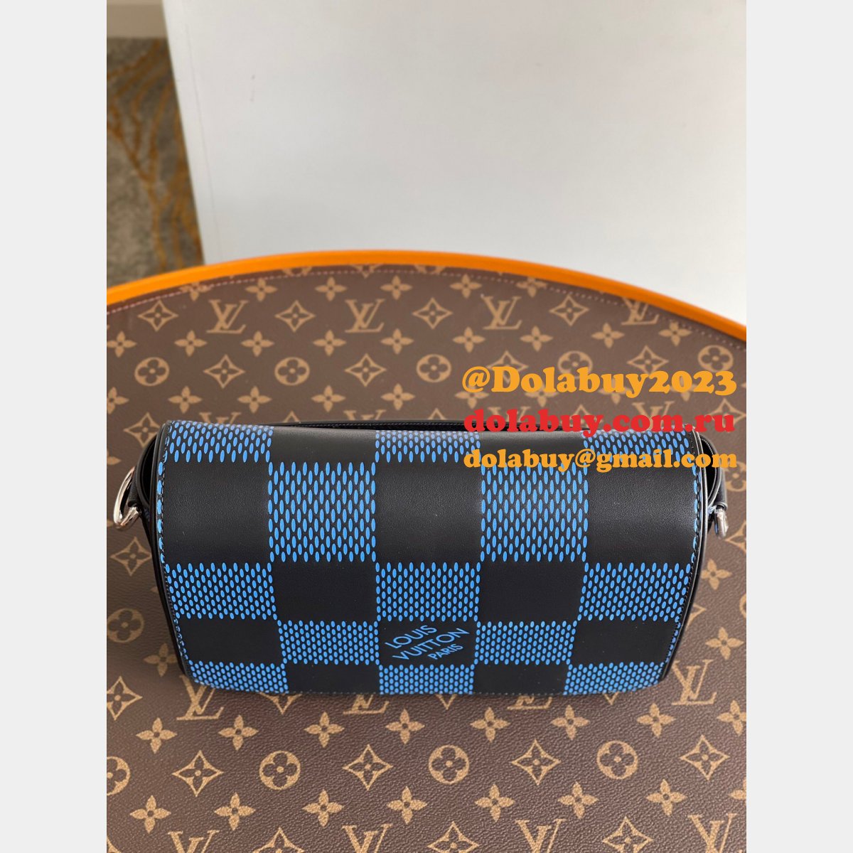Louis Vuitton Best Replicas N50037 Studio Messenger Damier Infini Leather Bags