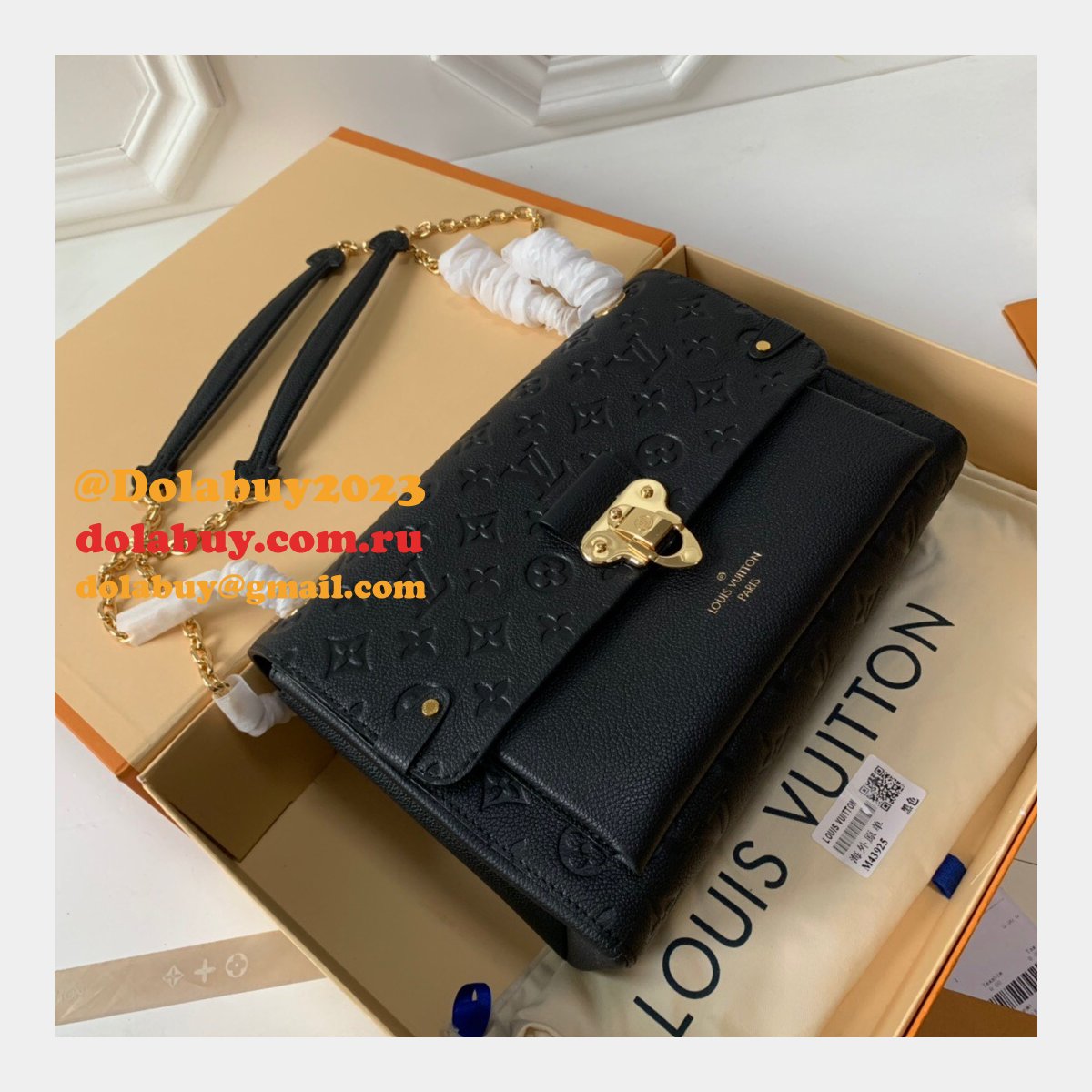 Replica High AAA+ Louis Vuitton M44150 Vavin Black Bags