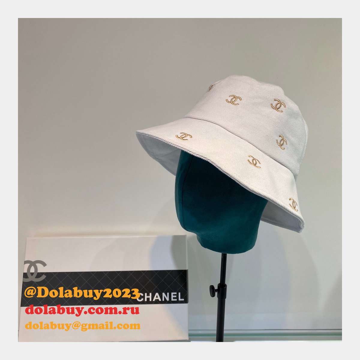 Knockoff CC Embroidered fisherman hat