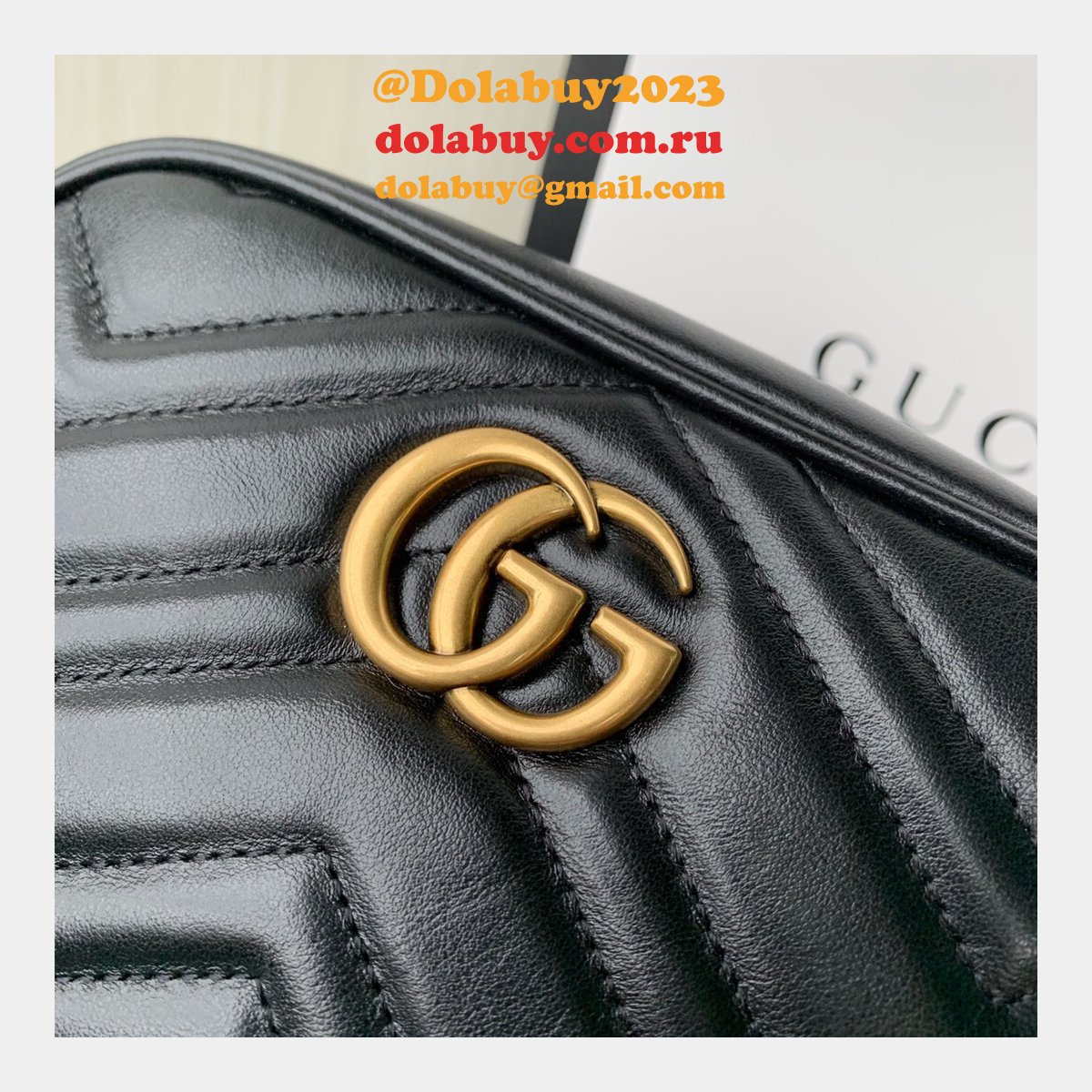 G*u*i replica gg marmont matelassé mini 448065 bag