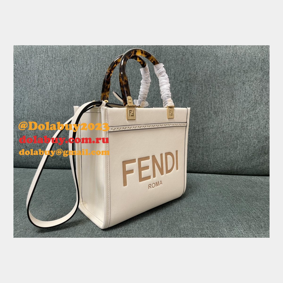 replica top quality F**di tote sunshine mini handbag