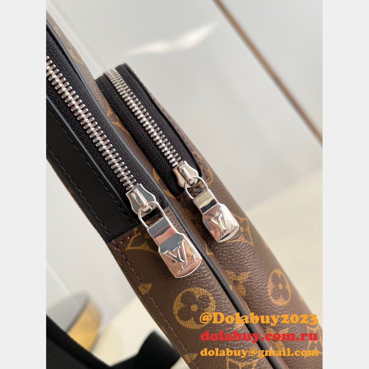 Wholesale Fake Louis Vuitton Avenue M46327 Slingbag Monogram Macassar Canvas