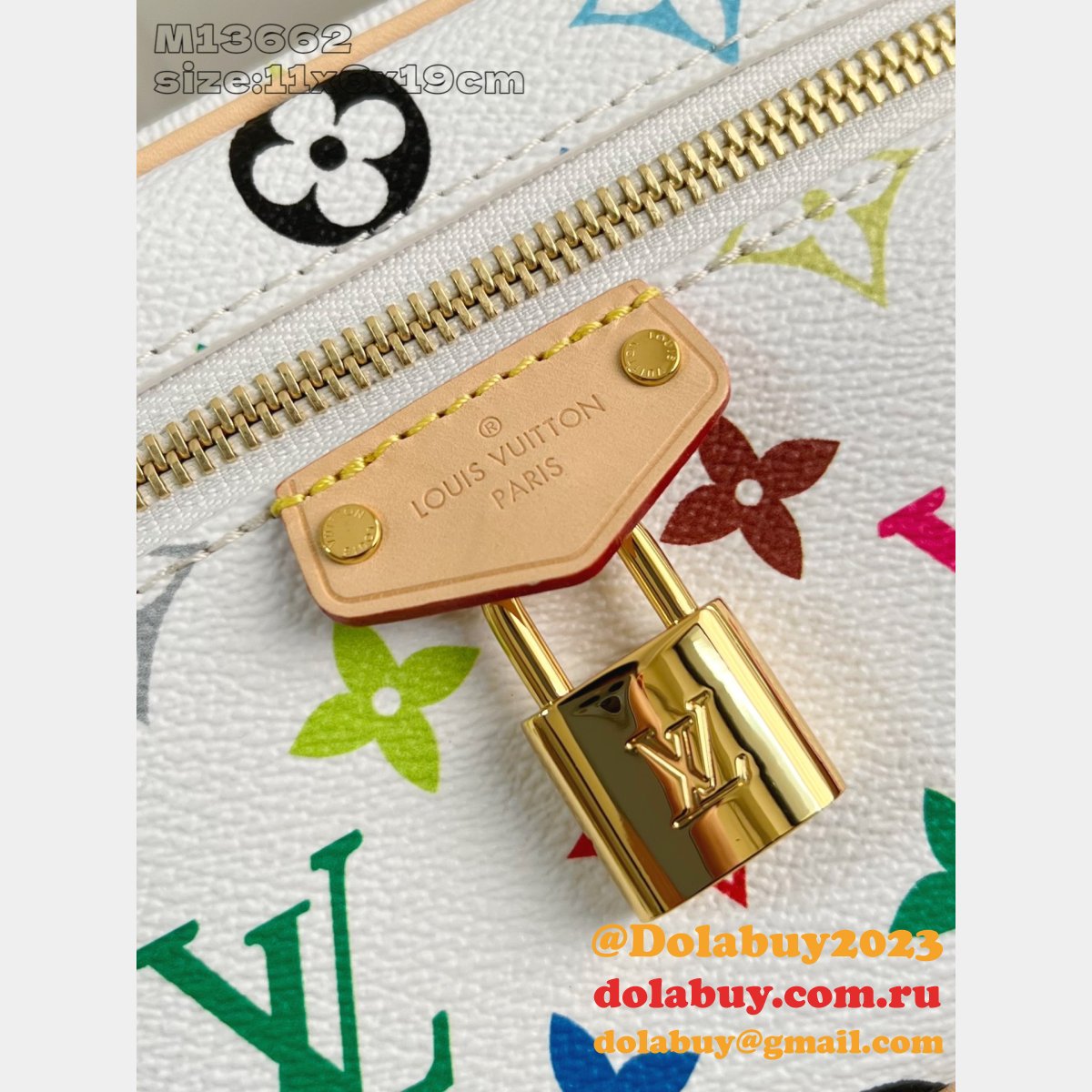 Louis Vuitton Inspired LV x TM Vanity Chain Pouch Monogram Canvas M13662 Bag