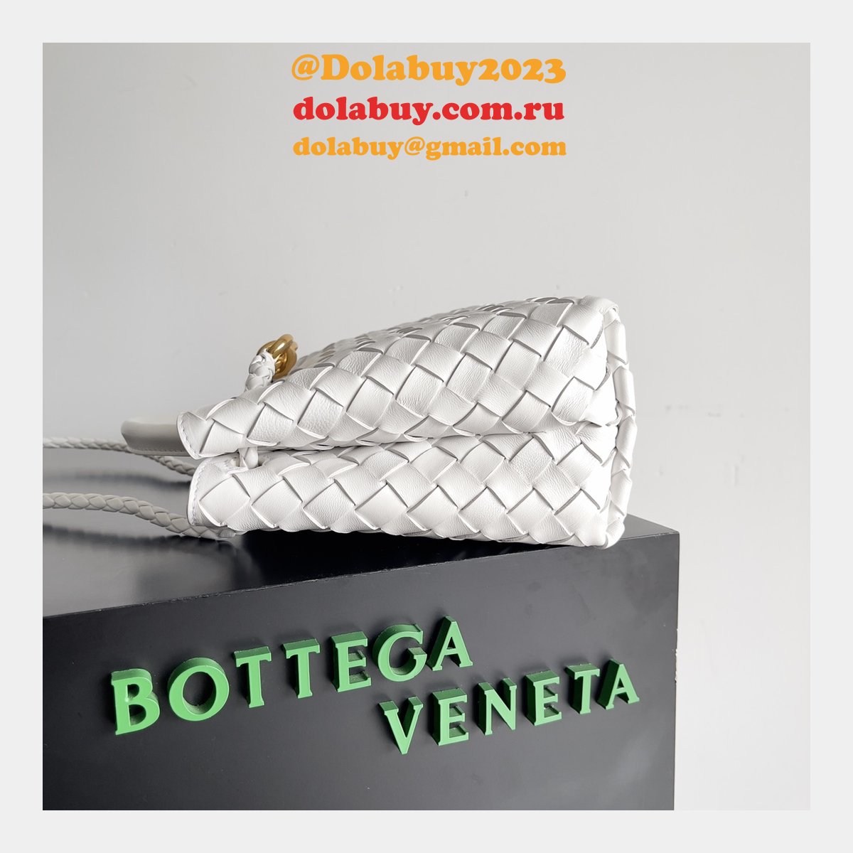 BOTTEGA VENETA ANDIAMO Small 25cm Bag Leather Strap