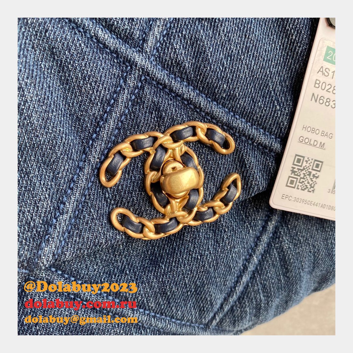 CC Top Quality 19 Large Flap Replicas Bag