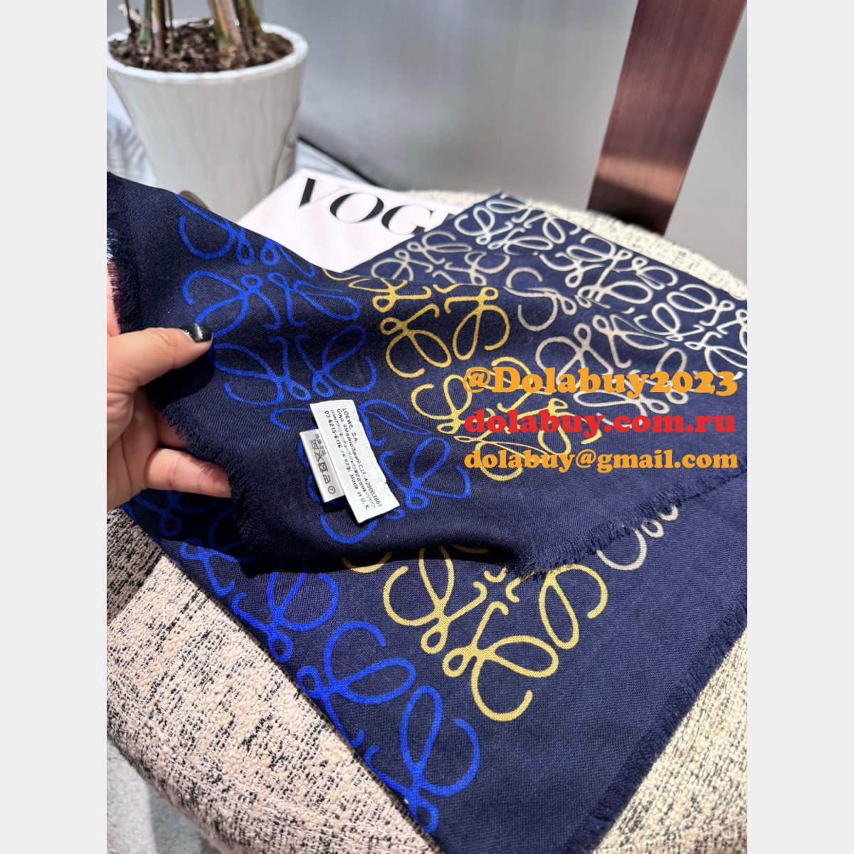 Knockoff Designer Loewe Cashmere Scarf